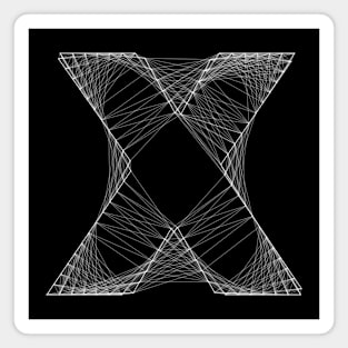 X space tech wireframe Magnet